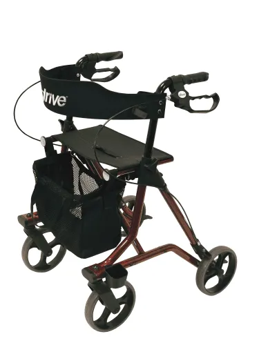 Rollator TORRO mit Stockhalter und Netzkorb