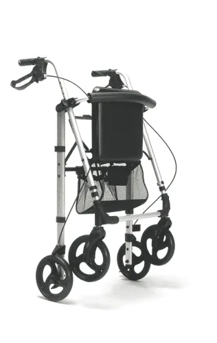 Leichtgewicht-Rollator Eco-Plus mit Korb, Stockhalter