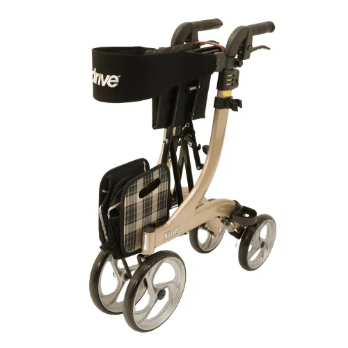 Rollator NITRO mit Stockhalter Stoff-/ Netztasche