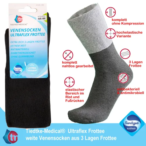 Venensocken Ultraflex Frottee