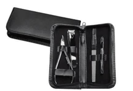 Maniküre Etui 4tlg.schwarz