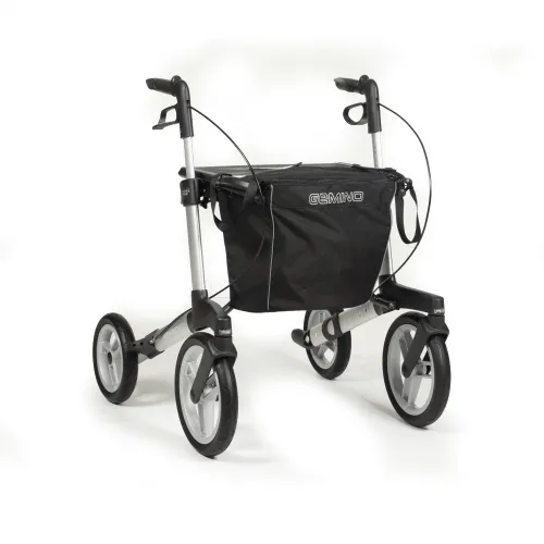 Rollator Gemino 60, Outdoorrollator, silbergrau