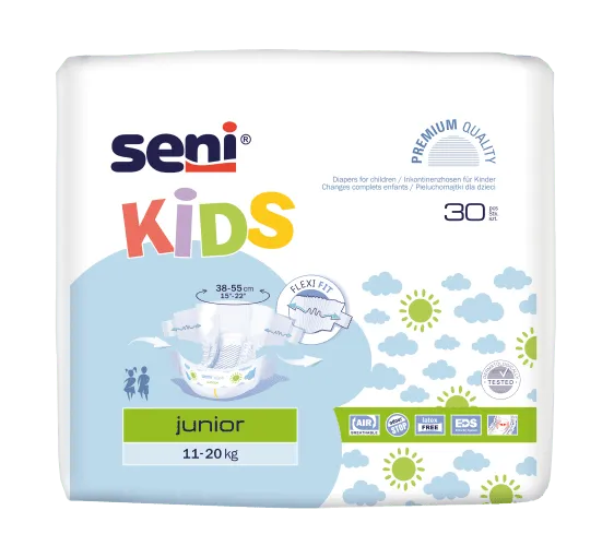 Windelhosen Seni Kids Junior 11-25 kg (1 Karton: 5 x 30 Stück)