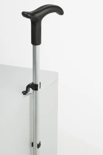 Stock-/Gehhilfenhalter Flip schwarz (Gehhilfen Anker)