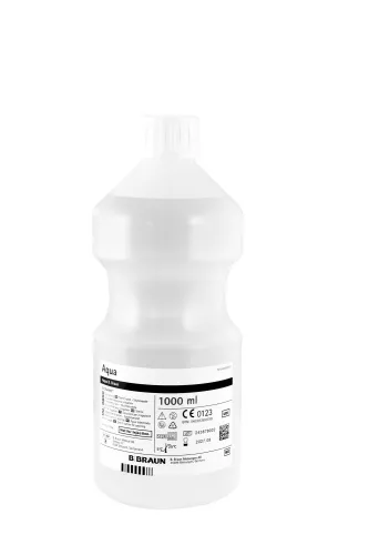 Aqua B.Braun Sterilwasser- Flaschen 1000ml (VPE: 6 Stück)