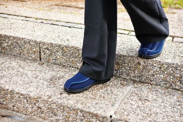 Reha Schuh SaniCabrio marineblau