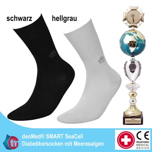DeoMed Diabetikersocken Smart SeaCell mit Zink und Meeresalgen