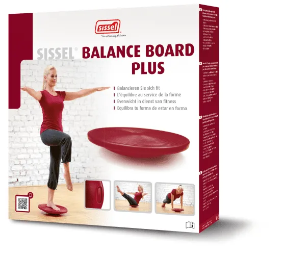 Trainingsgerät Sissel Balance Board Plus 37cm, rubinrot