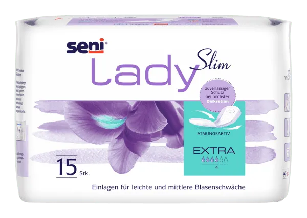 Inkontinenzeinlagen Seni Lady Slim Extra (1 Karton: 24 x 15 Stück)
