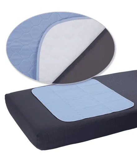 Bettschutzunterlage ActivePro 4-lagig 85x90 cm blau
