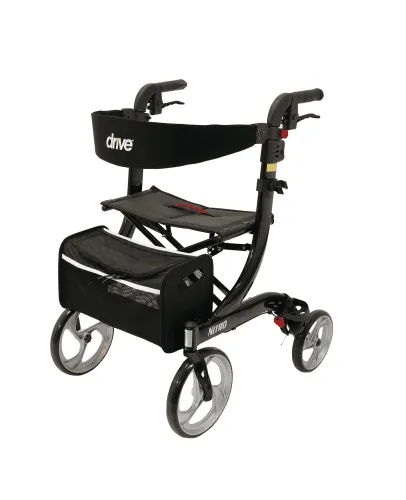 Rollator NITRO mit Stockhalter Stoff-/ Netztasche
