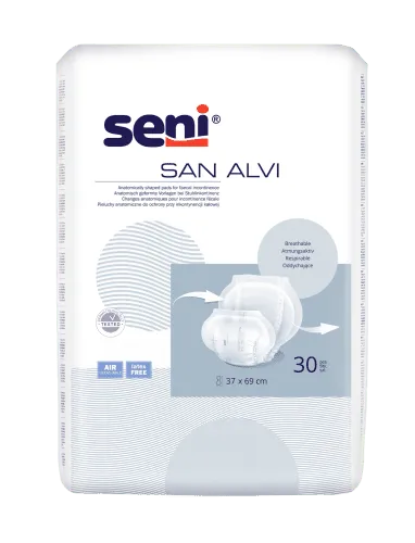 Inkontinenzvorlagen San Seni Alvi (1 Karton: 6 x 30 Stück)