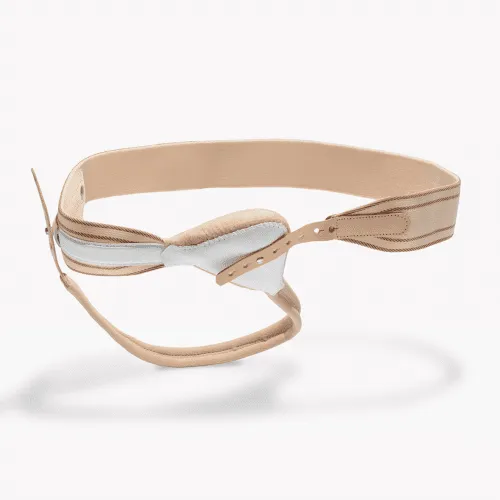 Bort Federbruchband HerniaFix, elastisch, anatomische Pelotte, kurze Feder, beige