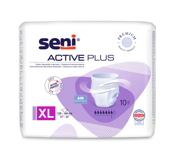 Einweginkontinenzslips Seni Active Plus x-large (1 Karton: 8x10 Stück)