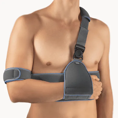 Bort Schulter-Arm-Adduktionsorthese OmoXpress in Folienverpackung, grau