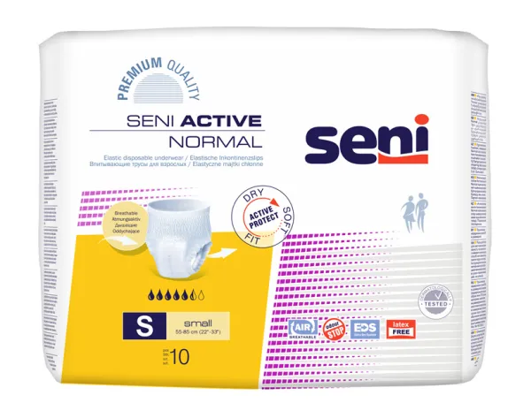 Einweginkontinenzslips Seni Active Normal small (1 Karton: 8x10 Stück)