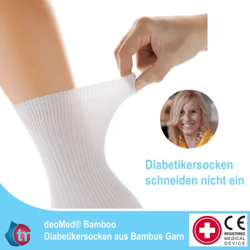 DeoMed Diabetikersocken Bamboo