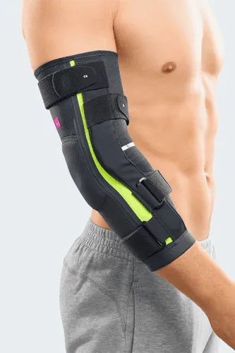 medi Ellenbogen-Führungs-Orthese Epico active grau-lime