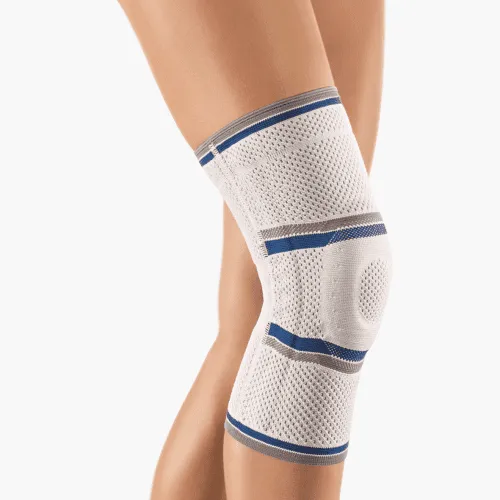 Bort Kniebandage StabiloGen Eco mit Haftband silber
