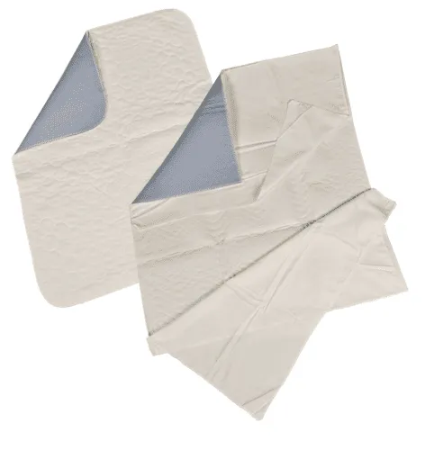 Krankenunterlage Abena waschbar 90x85cm, weiß-blau
