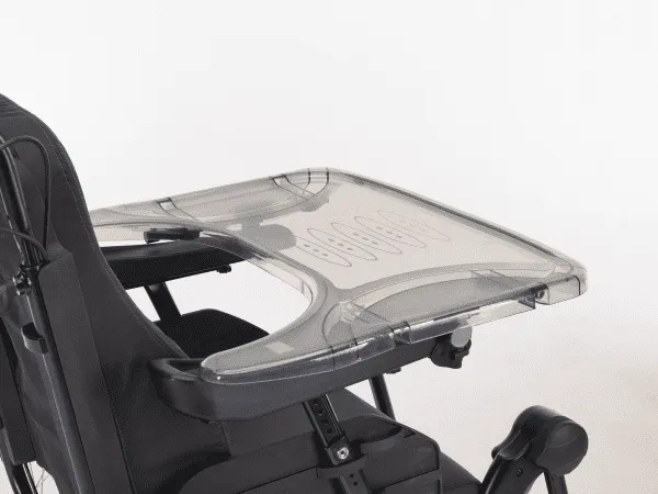 Multifunktions- und Lagerungsrollstuhl Rea Clematis Pro mit Therapietisch und Pelotten perlmuttbeige