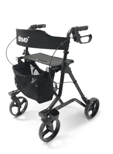 Rollator TORRO mit Stockhalter und Netzkorb