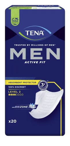Einlage TENA Men Active Fit Level 2 (1 Karton: 6 x 20 Stück)