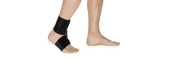 FOOT-UP BARFUSS klettbare Zusatzbandage für Fußheberorthese, schwarz