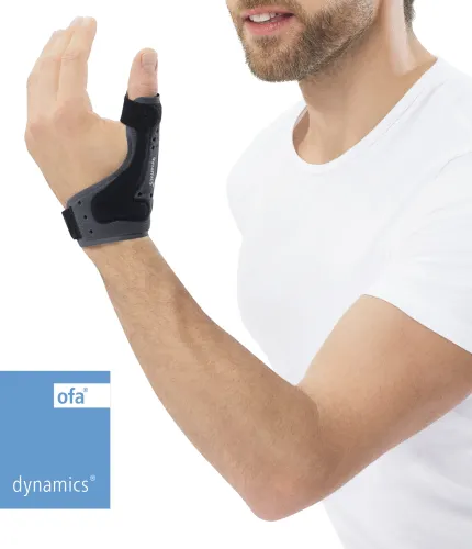 Daumenorthese Dynamics grau-schwarz