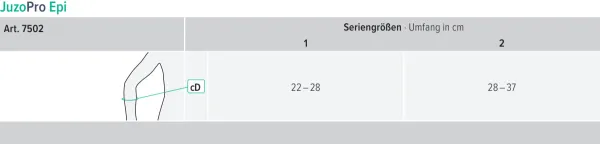 Epicondylitis-Spange Epi Juzo Pro, anthrazit, beidseitig