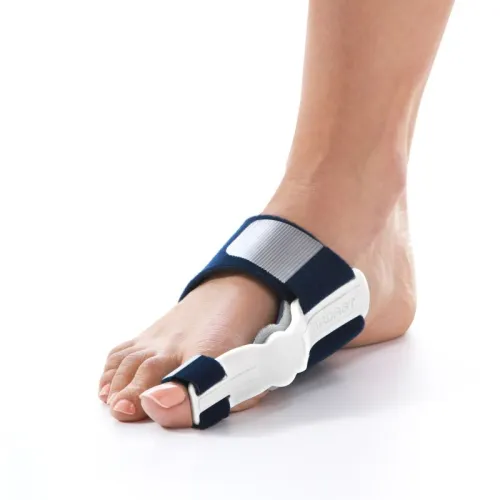 Hallux Valgus-Korrekturorthese HalguNight AIRCAST schwarz-weiß