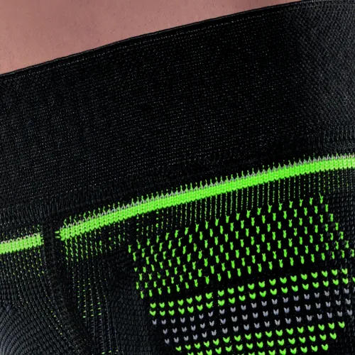 BORT StabiloGen Sport mit Haftband Kniebandage, schwarz/grün
