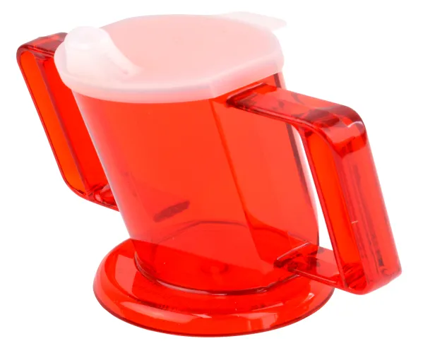 Trinkbecher HANDYCUP mit Tee-Aufsatz und 2 Griffen