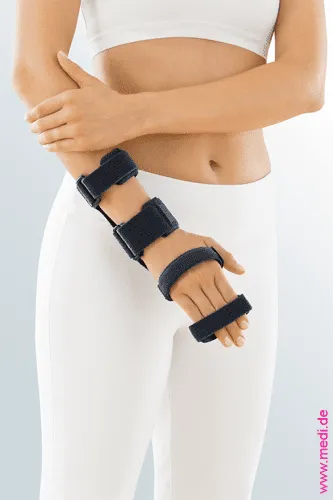 medi CTS Handgelenkorthese mit Fingerfixierung grau