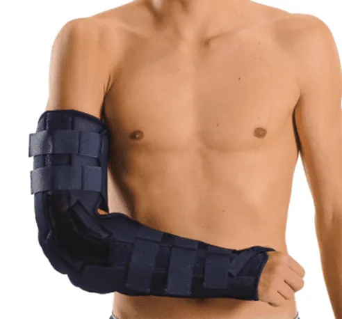 OMNIMED Stabile Post-OP Epi Ellenbogenschiene schwarz