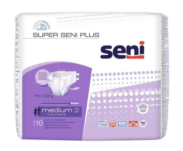 Super Seni Plus Medium (1 Karton: 6 x 10 Stück)