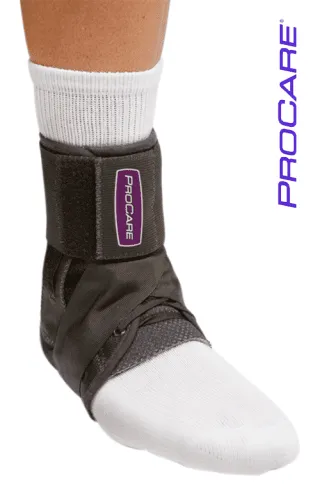 Sprunggelenkorthese PROCARE Stabilized Ankle Brace schwarz