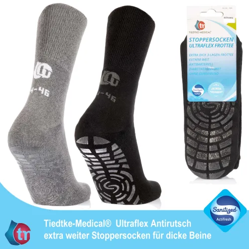 Venensocken Ultraflex Frottee Antirutsch