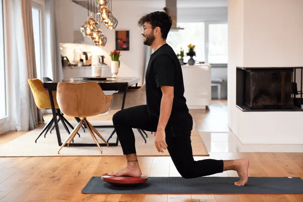 Trainingsgerät Sissel Balance Board Plus 37cm, rubinrot
