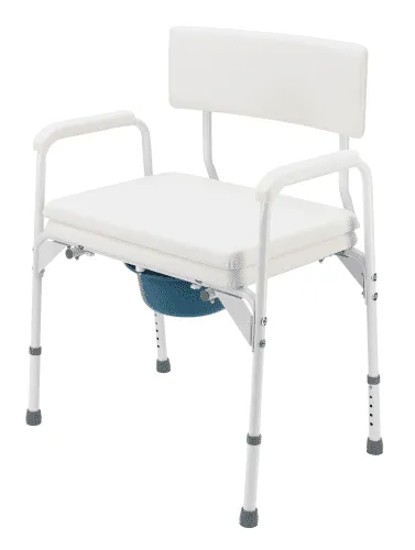 Toilettenstuhl TS-Care XXL, feststehend, grau