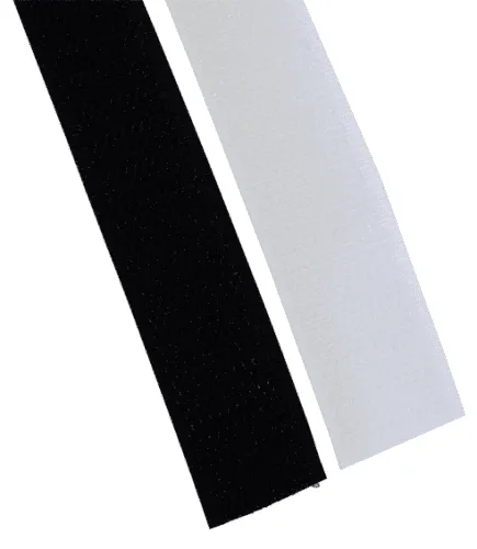 Klettband 25 m schwarz