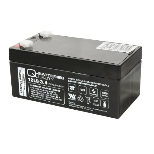 Quality-Batteries 12LS-3.4 VdS 12V/3,4Ah 134x67x60, 5 mm