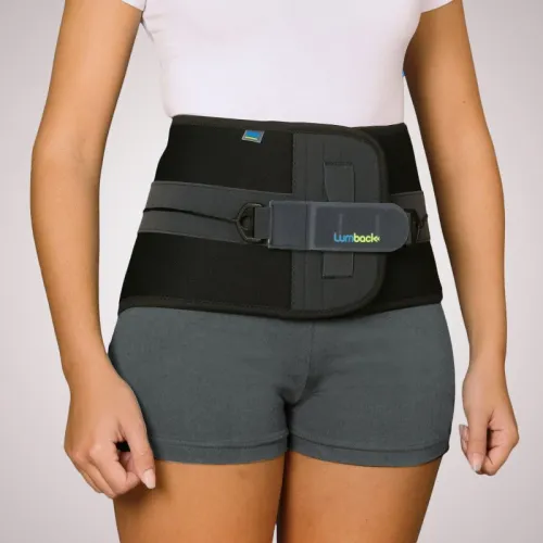 Lumbalstützorthese EMO Lumback Infinity schwarz-grau