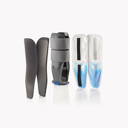 Sprunggelenksorthese MalleoStabil mit Air/Gel-Polster grau