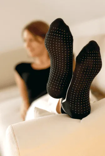 Yoga Socks Sissel antirutsch, schwarz