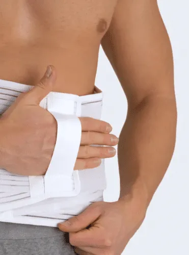 Rückenstützbandage Para Vertebral light, mit Pelotte