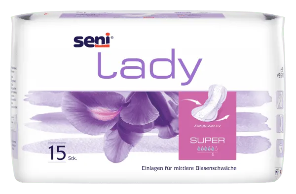 Inkontinenzeinlagen Seni Lady Super (1 Karton: 16 x 15 Stück)