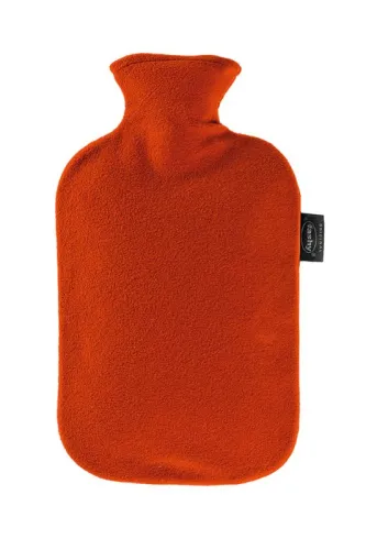 Wärmflasche mit Fleecebezug