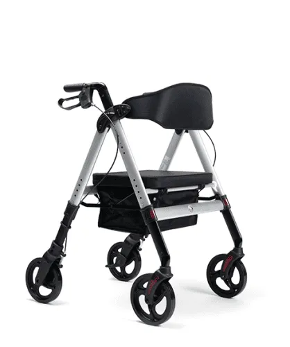 Schwerlast-Rollator Goliat mit Sitz-und Rückenstütze
