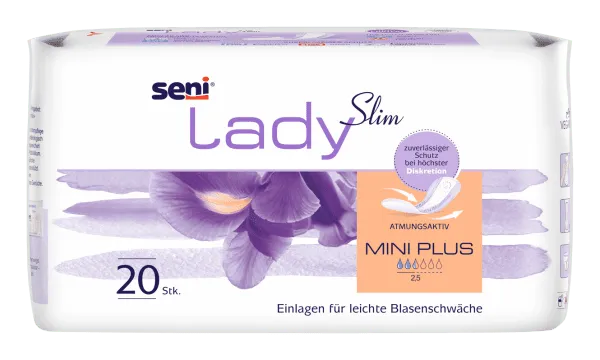 Inkontinenzeinlagen Seni Lady Slim Mini Plus (1 Karton: 30 x 20 Stück)
